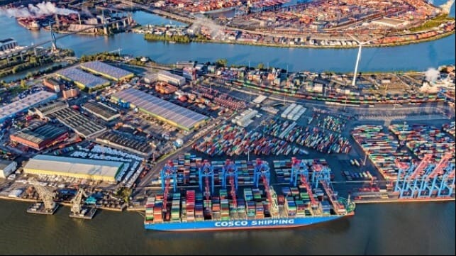 unusually high congestion in the North Sea 