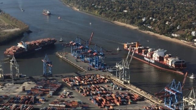 Hamburg port