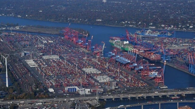 Hamburg port