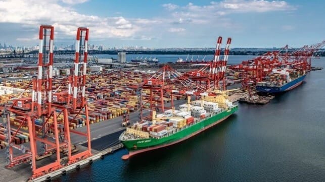 Port of New York containers