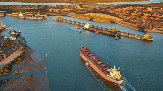 Iron Ore Green Corridor Australia to East Asia