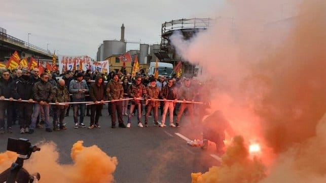 port strike Italy