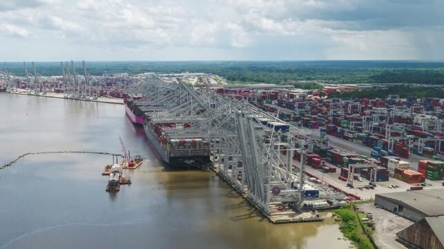 dredging completed at Savannah