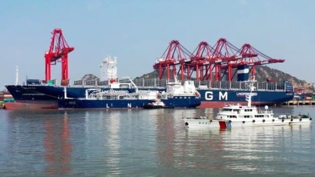 LNG bunkering in Shanghai