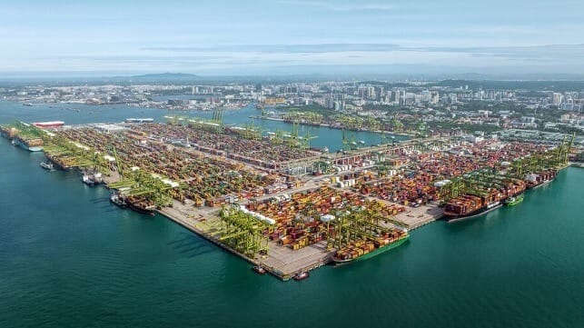 Singapore container terminal