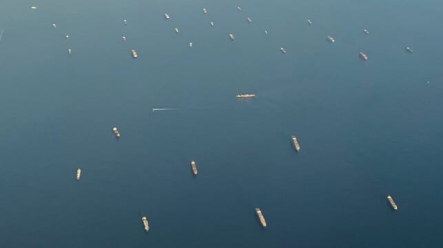 merchansie expense rose due to interest on goods stuck in port congrestion 