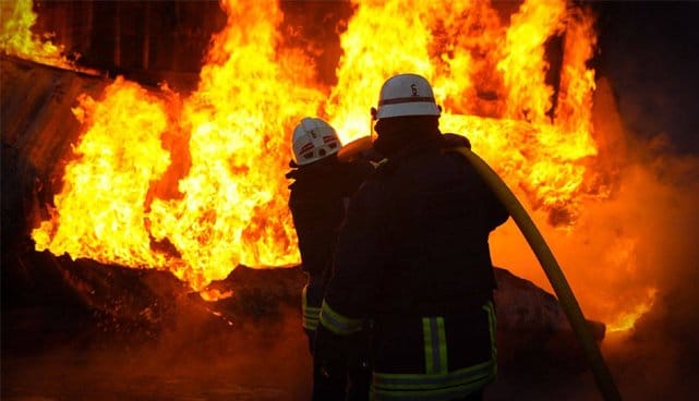 fire Ukraine port