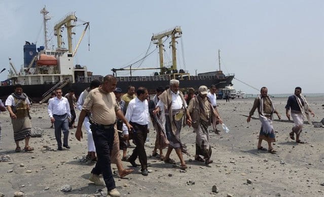 Yemen port area