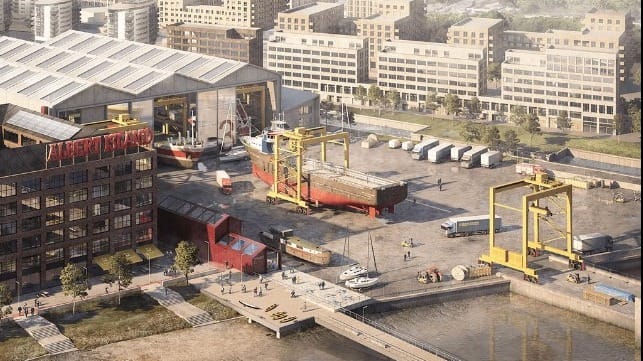 London shipyard first in a century