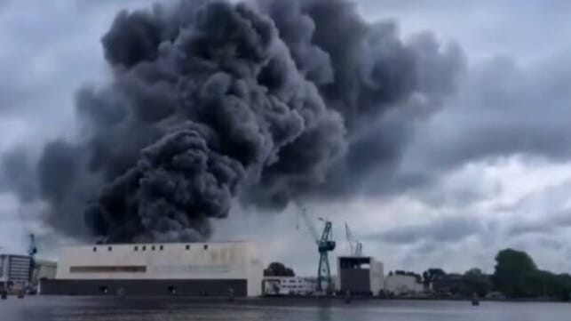 Lurssen fire