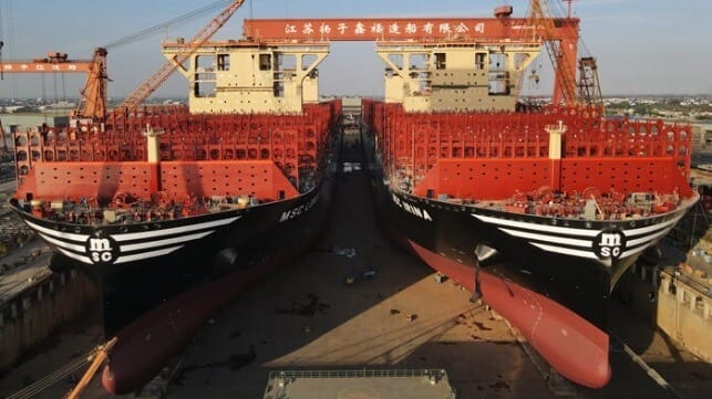 containership shipbuilding