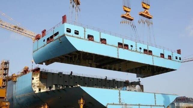 Ship construction South Korea