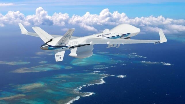 Japan Coast Guard remotely piloted aircraft