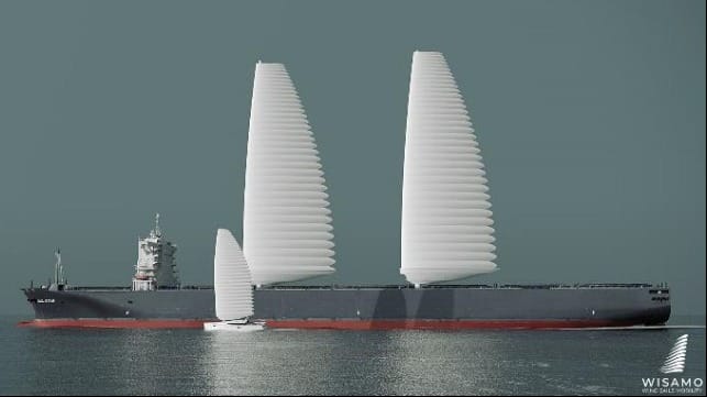Michelin wind sail propulsion
