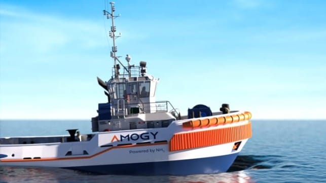 ammonia-powered tug