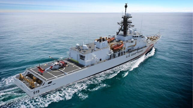 USCG cutter rendering ordered at Austal