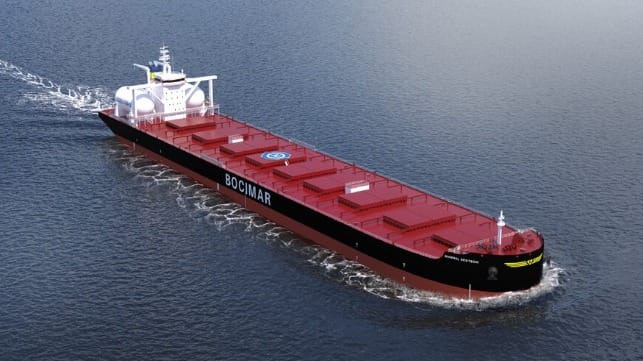 ammonia dual-fuel bulker