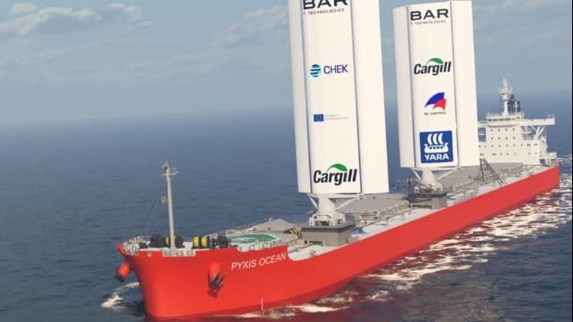 Windwings wind propulsion