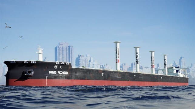 rotors on large bulker
