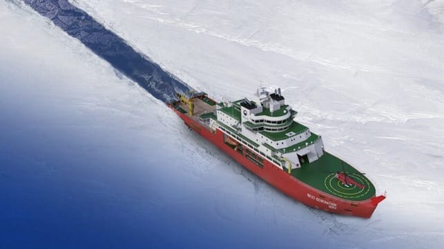 polar research vessel for South Korea