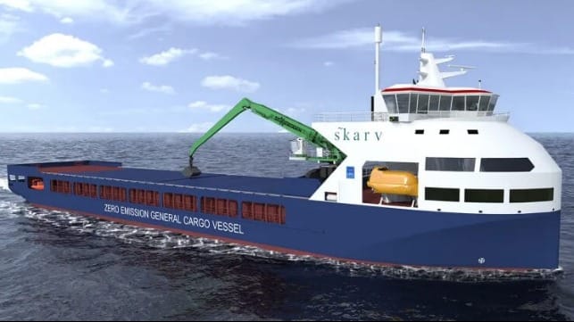 ammonia fueled short sea