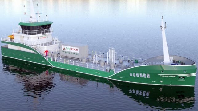 electric bunker vessel