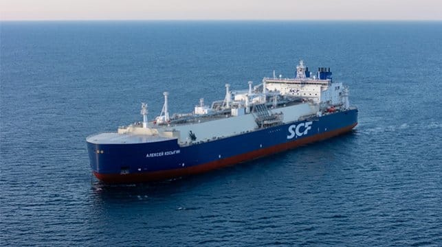 Russian-built LNG carrier