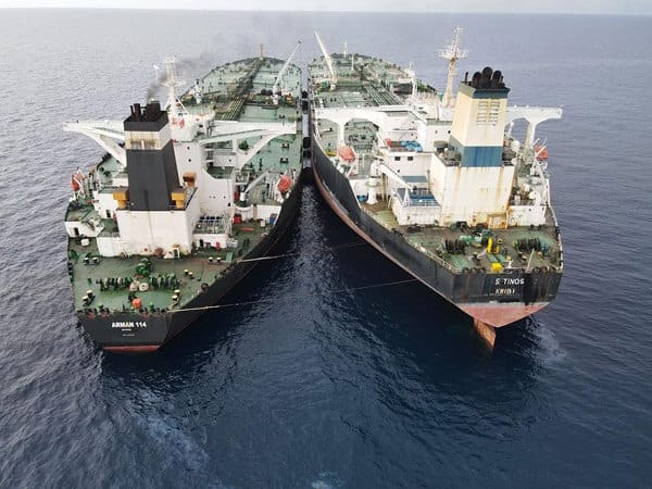 illegal tanker oil transfer