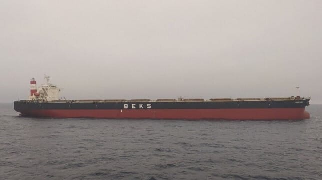bulker fire