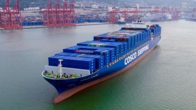 Chinese containership