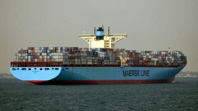 Maersk containership