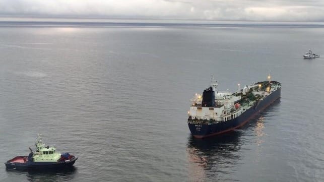tanker detained in Finland