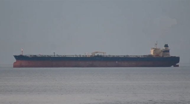 tanker off Turkey