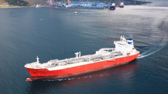 design for ammonia-fueled gas carrier