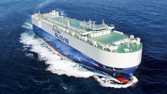 Hyundai Glovis car carrier 