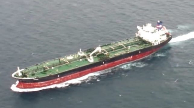 tanker rescues two people from the ocean