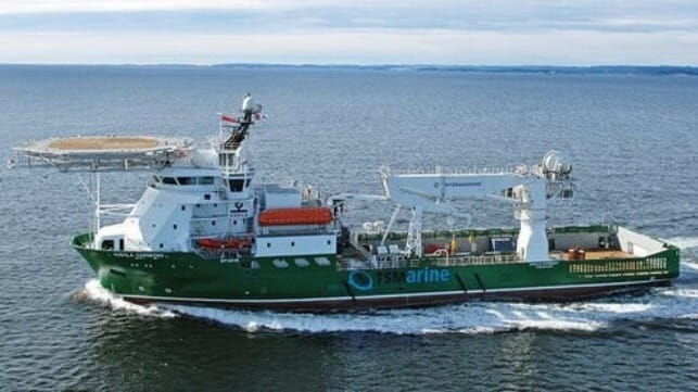 PSV vessel offshore