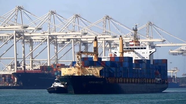 smaller containership shipbuilding 