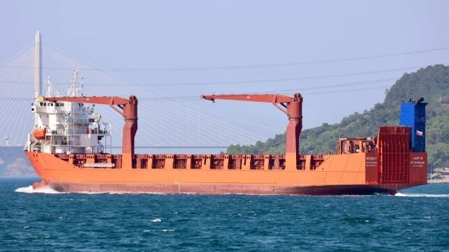 Russian cargo ship