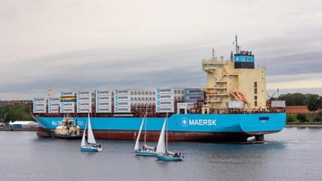 Maersk methanol-fueled containership