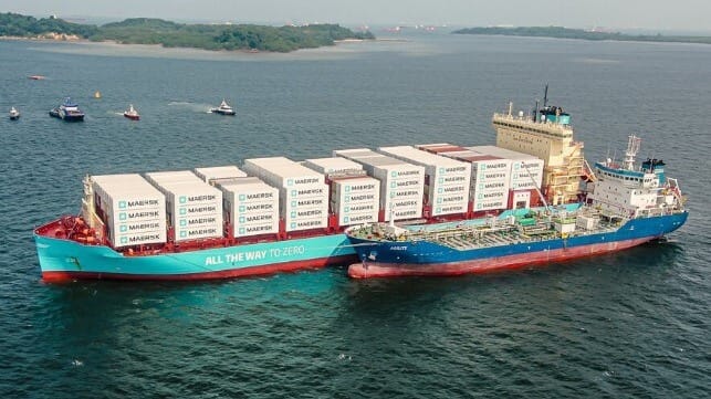 methanol containership bunkering