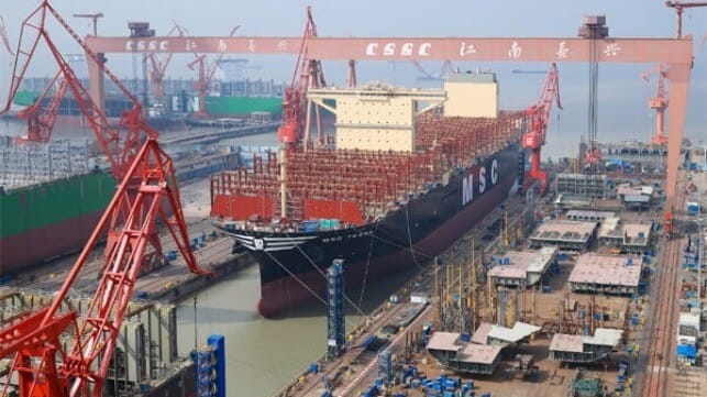 containership construction