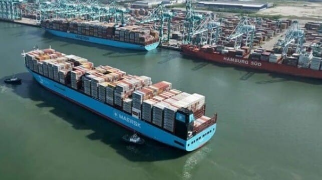 Maersk containerships