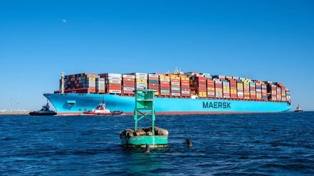 Maersk record profits while seeing congestionand rising costs 