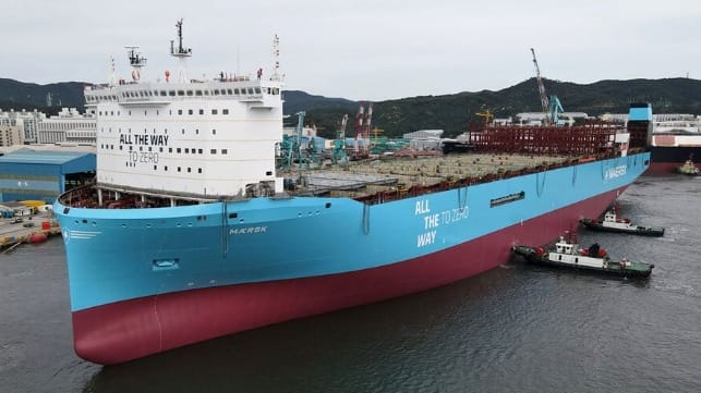 Maersk containership launch