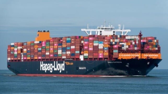 Hapag containership