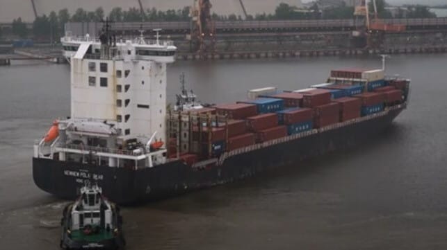 Chinese containership