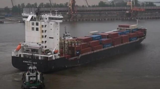 Chinese containership