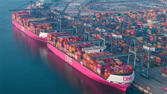 ONE containerships