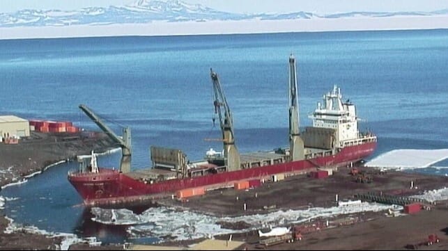 Antarctic resupply mission
